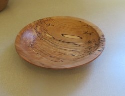 This spalted dish won a commended certificate for Nick Caruana
